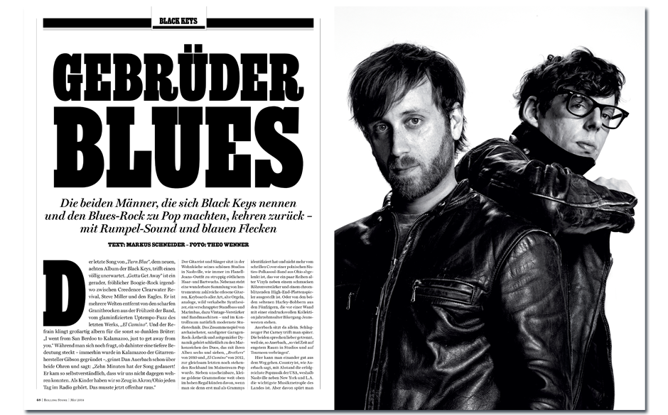 The Black Keys: In der blauen Periode -
Markus Schneider trifft das geniale Rock-Duo in Nashville – jeden in seinem eige...
