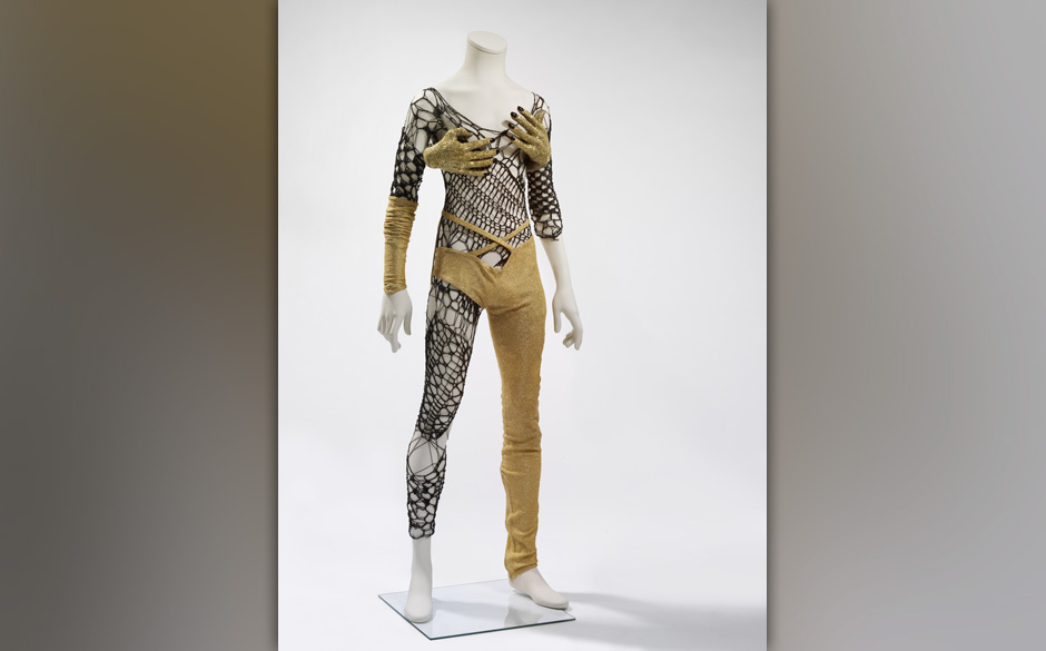 Spinnennetz-Body, 1973; Entwurf von Natasha Korniloff für The 1980 Floor Show