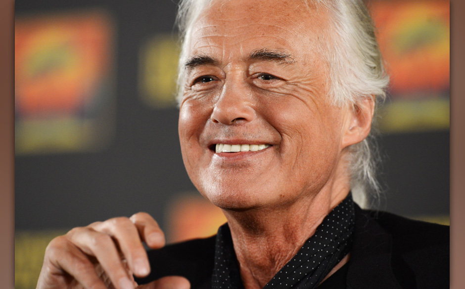 LONDON, ENGLAND - SEPTEMBER 21:  Jimmy Page attends a press conference to announce Led Zeppelin's new live DVD Celebration...