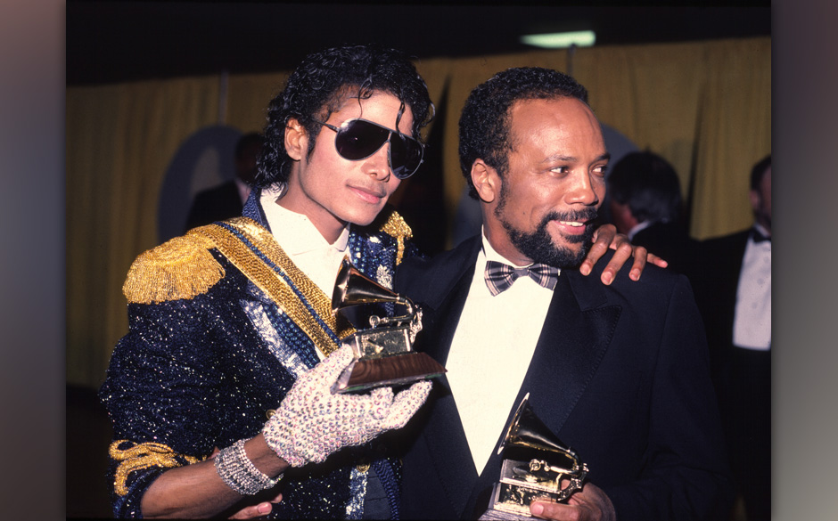 Michael Jackson mit Quincy Jones