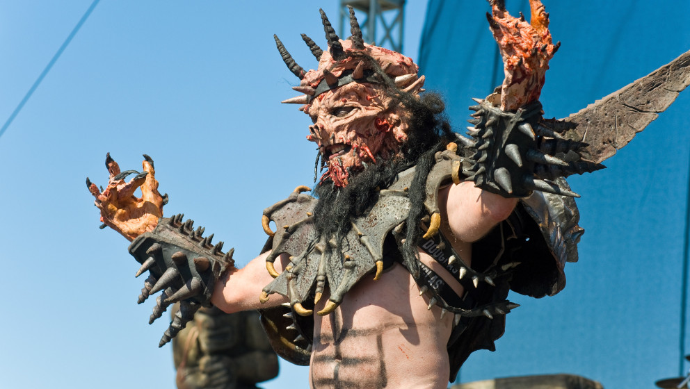 CHICAGO, IL - SEPTEMBER 15:  GWAR performs during 2012 Riot Fest at Humboldt Park on September 15, 2012 in Chicago, Illinois.