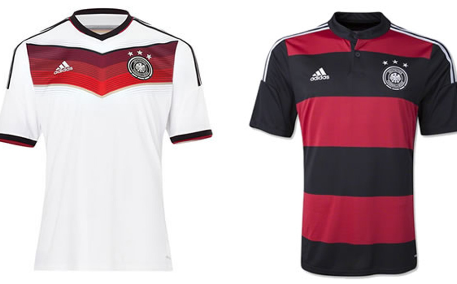 13. Über dieses Deutschlandtrikot wurde bereits ausgiebig diskutiert, mit dem Fazit: Es gefällt nicht. Ganz daneben ist ...