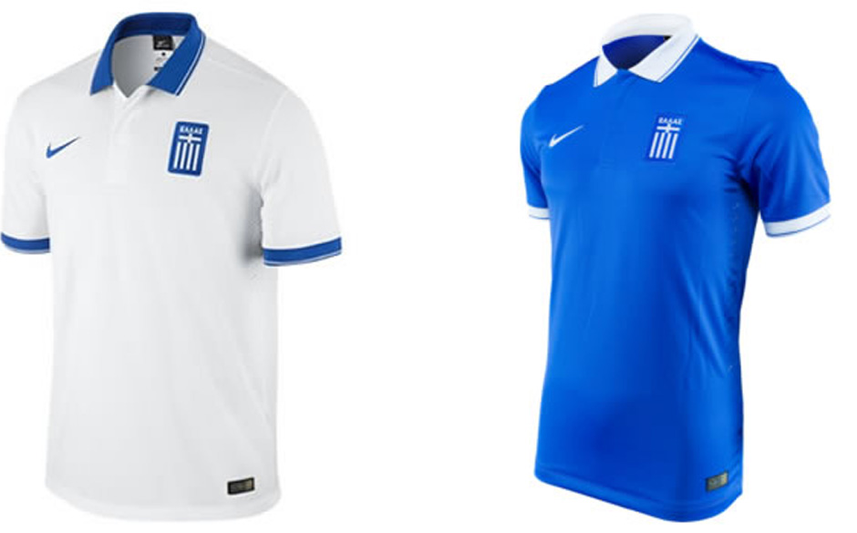 22. Das griechische Trikot lässt eher an Tennis denken, als an Fußball, aber ist vielleicht deshalb durch und durch lobe...