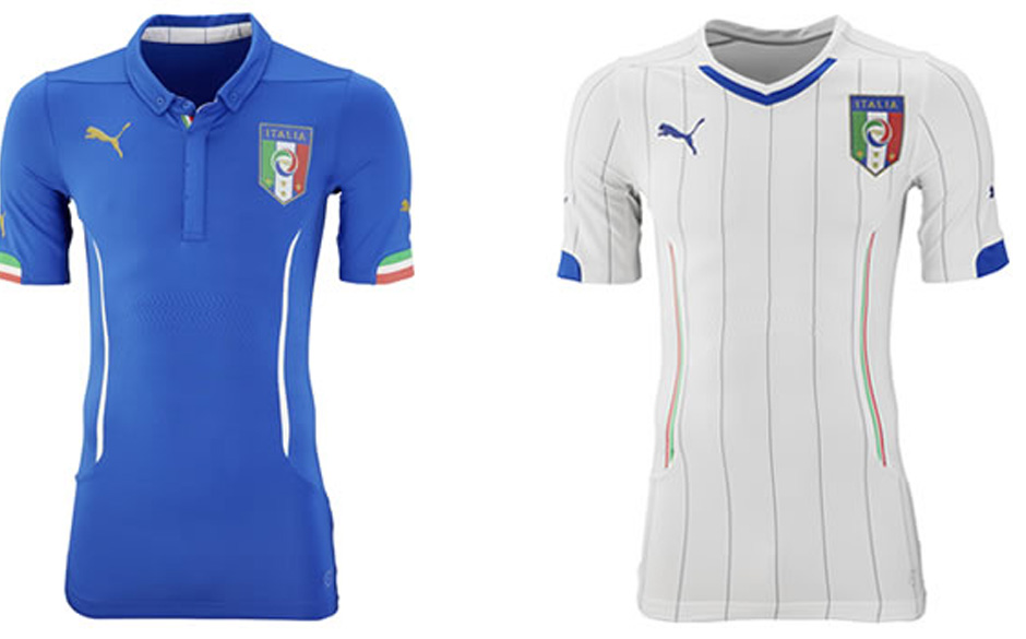 03. Mit dem Kragen erinnert das italienische Trikot ein bisschen an die 50er Jahre. Das hat was. Im Endeffekt kann das ita...