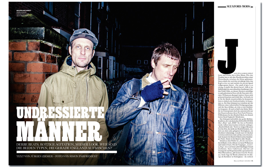 Sleaford-Mods: Die neuen Wilden
Ein lautstark pöbelndes Duo aus Nottingham mischt England auf. Wie gut sind die Polit-Rap...