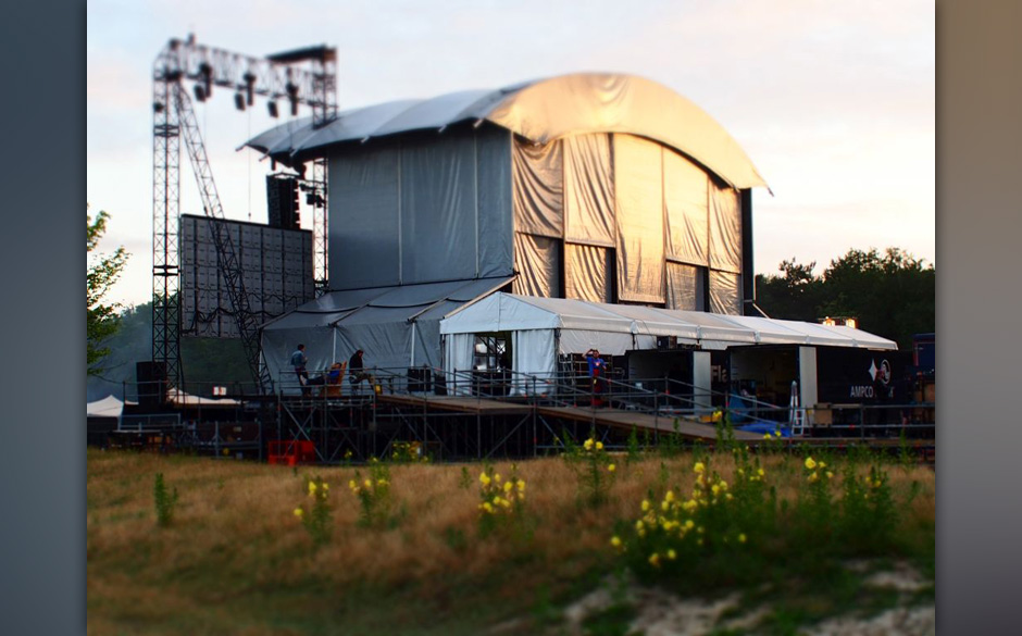 Festivalbühne - Backstage
