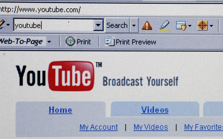 UNSPECIFIED - OCTOBER 10:  In this photo illustration the YouTube website is dispayed on October 10, 2006. Google has boug...