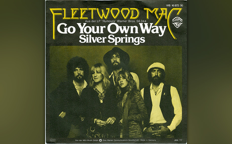 120. Fleetwood Mac - Go Your Own Way
Ein essentieller Fleetwood Mac-Song — und ein nicht eben freundlicher Abschiedssong...