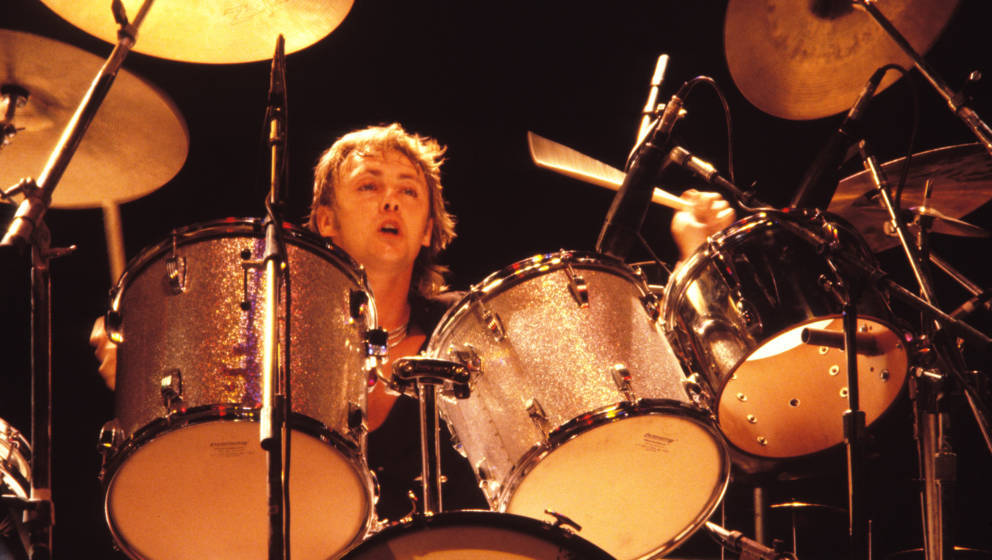 Roger Taylor of Queen on 'Jazz Tour 1980' (Photo by Steve Jennings/WireImage)