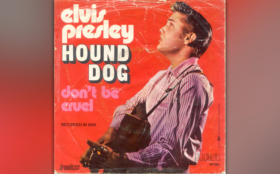 19. Elvis Presley – Hound Dog
„Hound Dog“ war die B-Seite von Elvis Presleys dritter RCA-Single. Es war außerdem de...