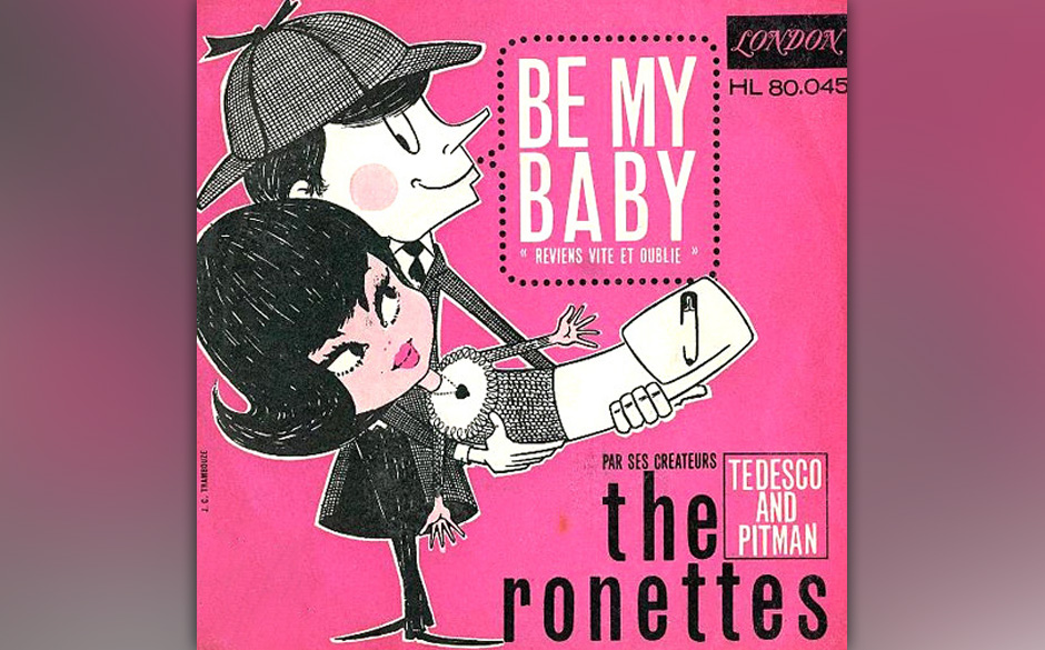 22. The Ronettes – Be My Baby 
Phil Spector probte diesen Song wochenlang mit Ronnie Bennett (der einzigen Ronette, die ...