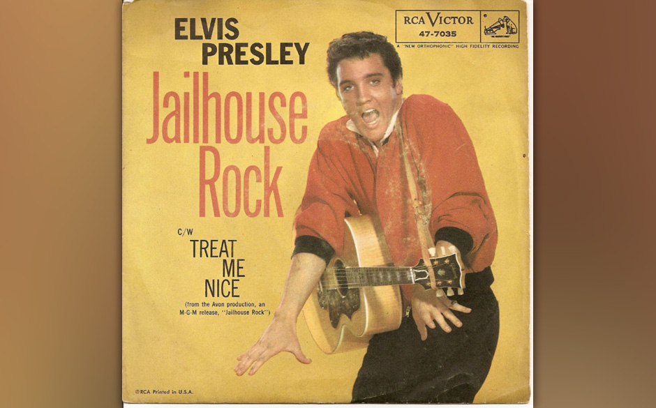 67. Elvis Presley – Jailhouse Rock
Das Songwriting-Duo Leiber und Stoller hatte schon einige Hits für Presley geliefert...