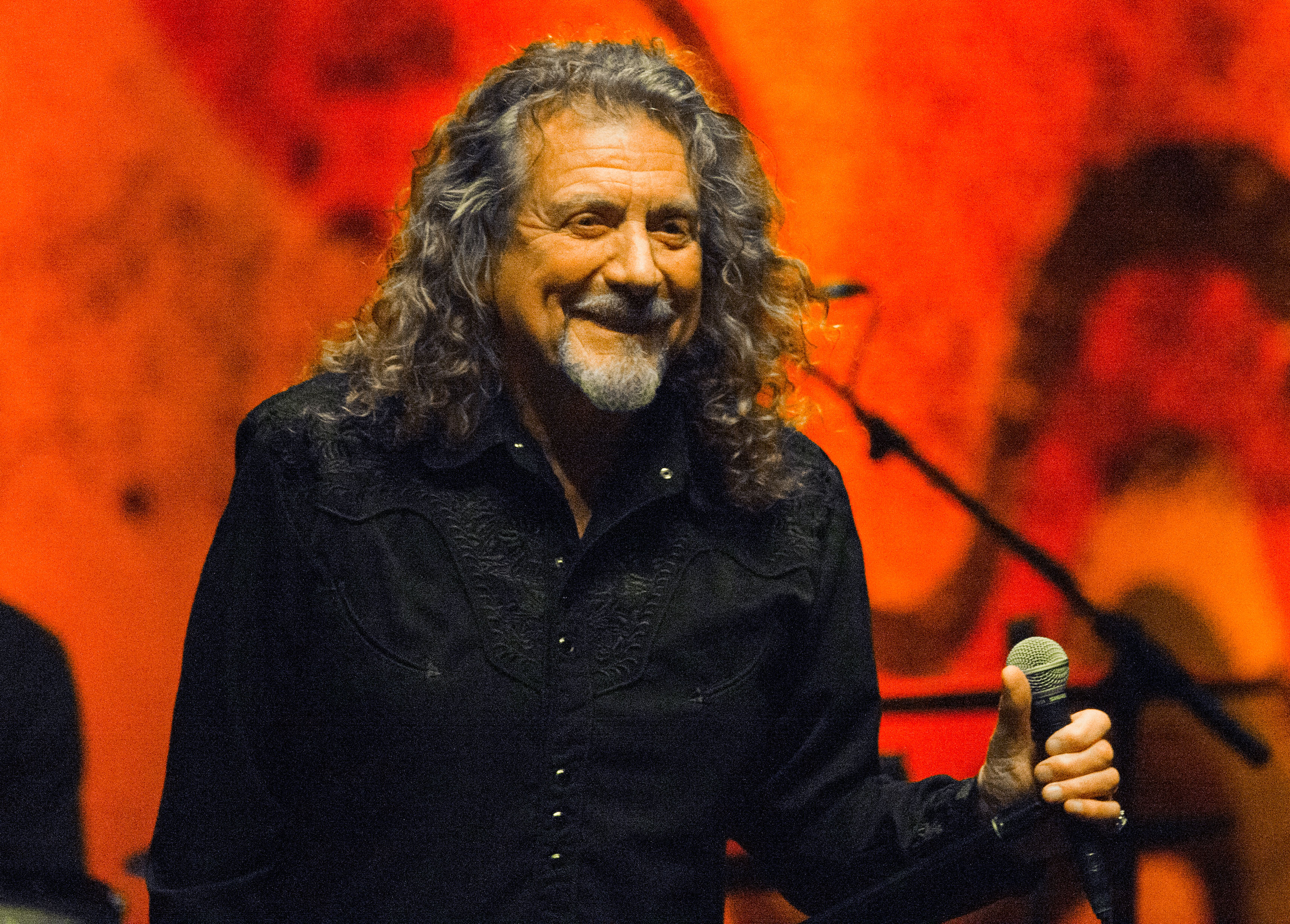 LONDON, UNITED KINGDOM - OCTOBER 31:  Robert Plant performs live on stage during day 3 of Bluesfest 2013 at The Royal Albe...