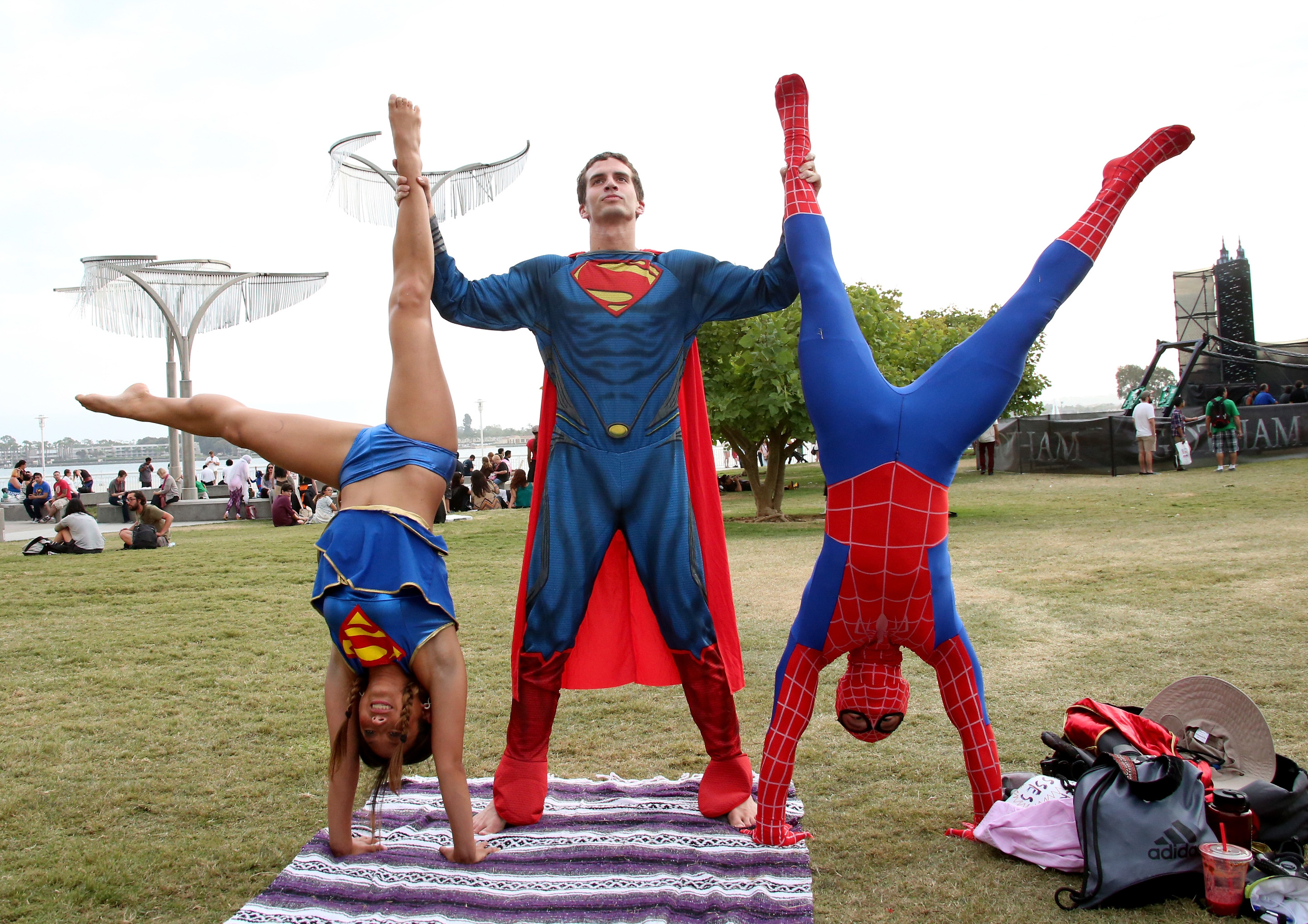 "Gotham" Zip Line At Comic-Con - Comic-Con International 2014
