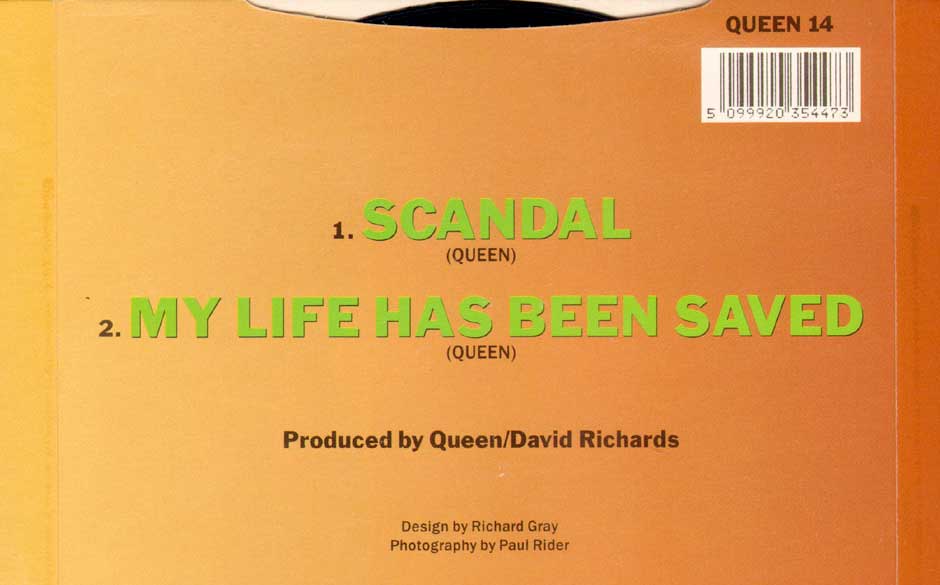 'My Life has been safed' (1989) - Die B-Seite von 'Scandal' erschien auf dem posthumen Album 'Made In Heaven' in einem üp...