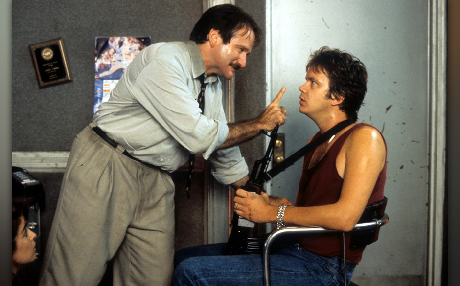 Robin Williams And Tim Robbins In 'Cadillac Man'
