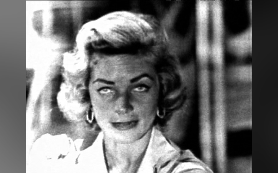 Lauren Bacall in einem Interview-Fernsehbeitrag (1954)