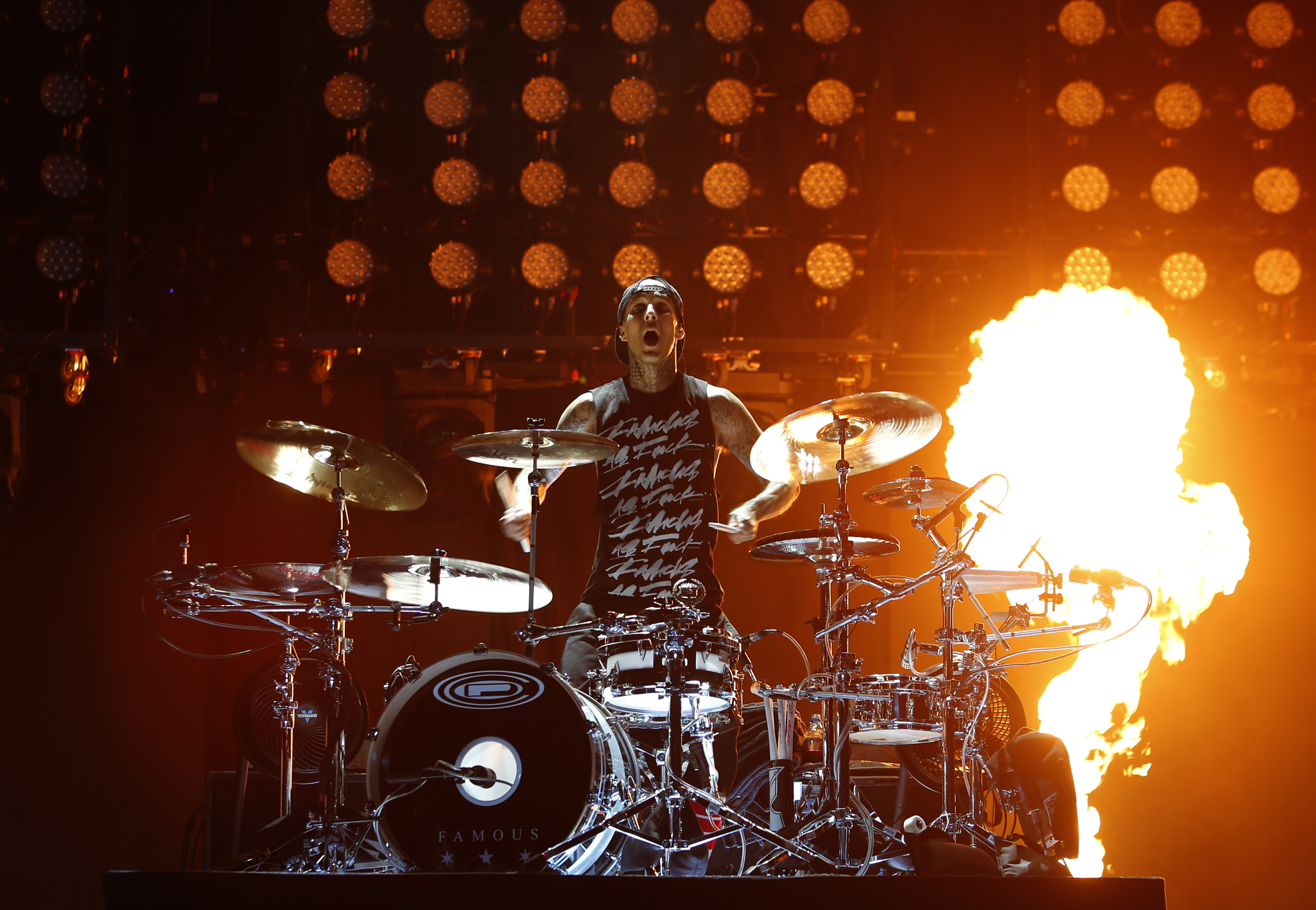 Schlagzeuger Travis Barker von Blink 182