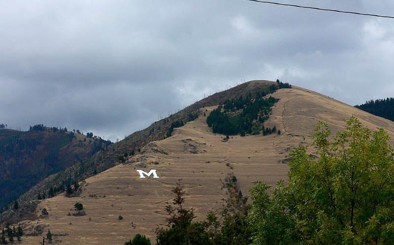 Mount Sentinal in Missoula wurde zu Mount McCartney
