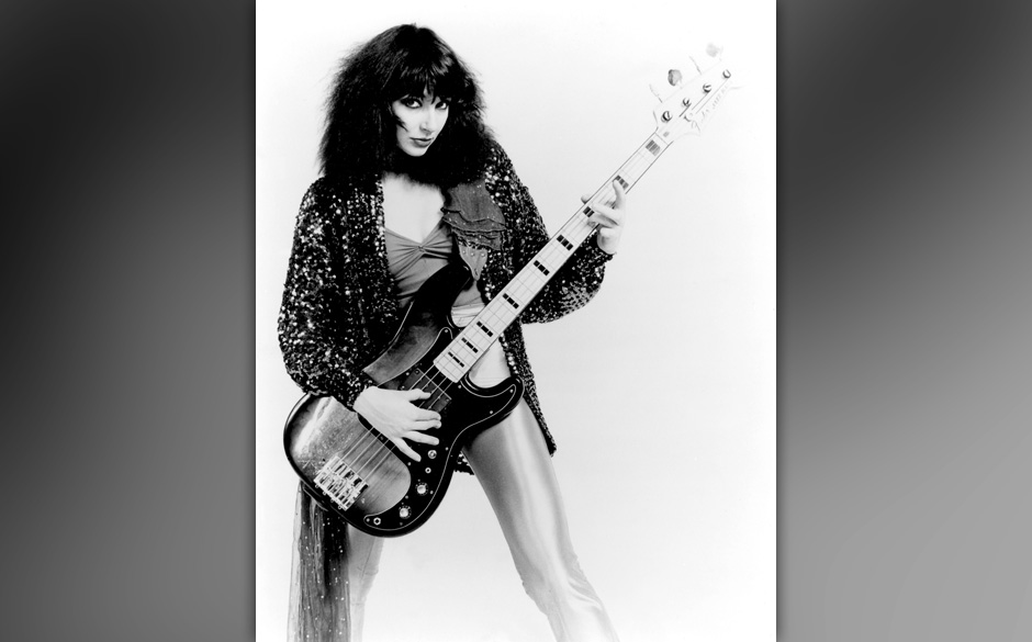 Promotional photo of British pop singer and dancer, Kate Bush. Great Britain / Mono Print