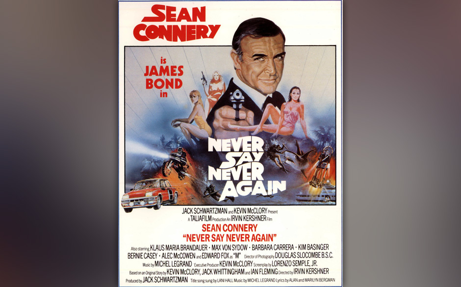 12. Lani Hall: "Never Say Never Again". Dem Komponisten Michel Legrand hätte man vielleicht etwas Intelligenteres zugetra...