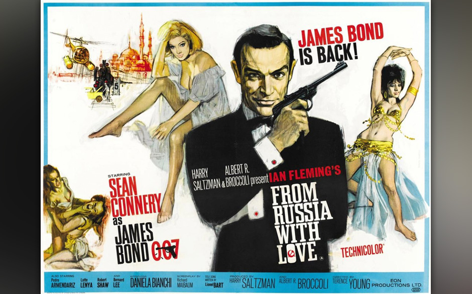 10. Matt Monro: "From Russia With Love". Der auch zu seiner Zeit, 1963, schon altmodische Bond-Song setzt auf den Crooner-...