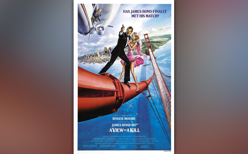 2. Duran Duran: "A View To A Kill". Das Donnerhall-Schlagzeug und die schlängelnde Bass-Linie übernahm die Band, die Sta...