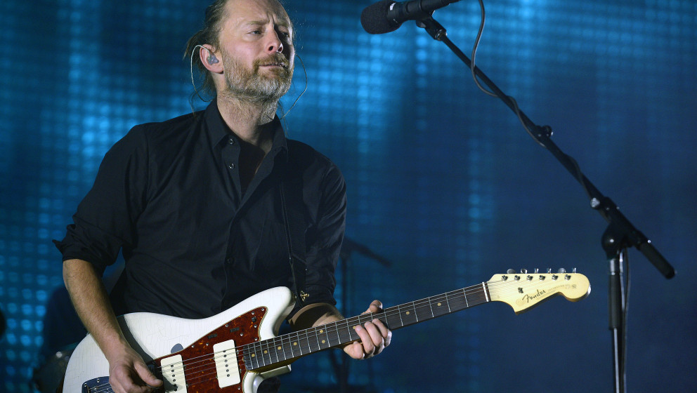 MELBOURNE, AUSTRALIA - NOVEMBER 16: Thom Yorke of Radiohead performs on stage at the Rod Laver Arena on 16th November 2012, i