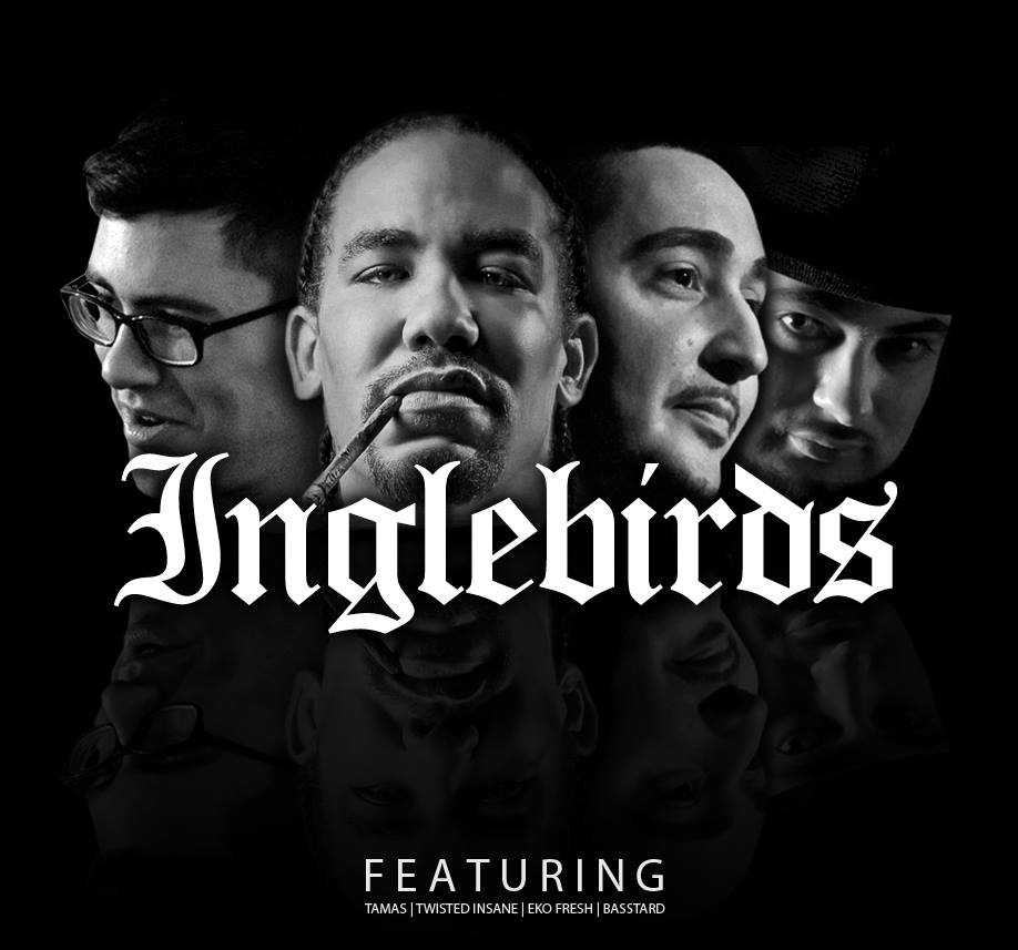 Inglebirds, Saarland.
Bemützte Blödel mit knalligen, billigen Synthesizer-Beats und hektischem, überwiegend unverständ...