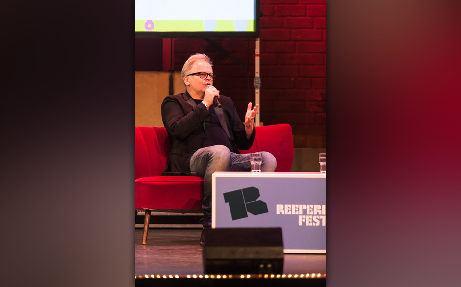 Keynote Interview Herbert Grönemeyer and Steve Blame, Reeperbahn Festival 2014, Schmidt Theater.