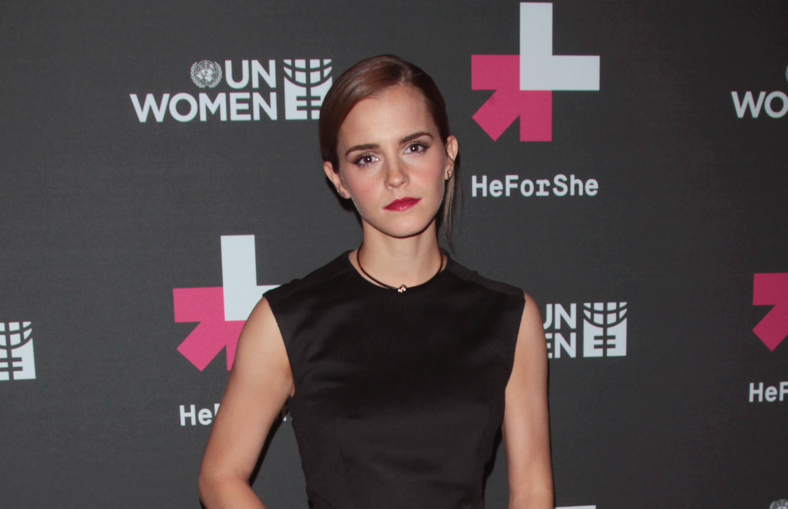 NEW YORK, NY - SEPTEMBER 20:  Actress Emma Watson attends the UN Women's "HeForShe" VIP After Party at The Peninsula Hotel...