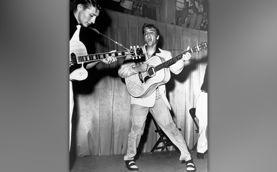 … indem es ­Country-Picking und R&B-Bouncing verband und so zur Erfindung des Rock‘n‘Roll beitrug.