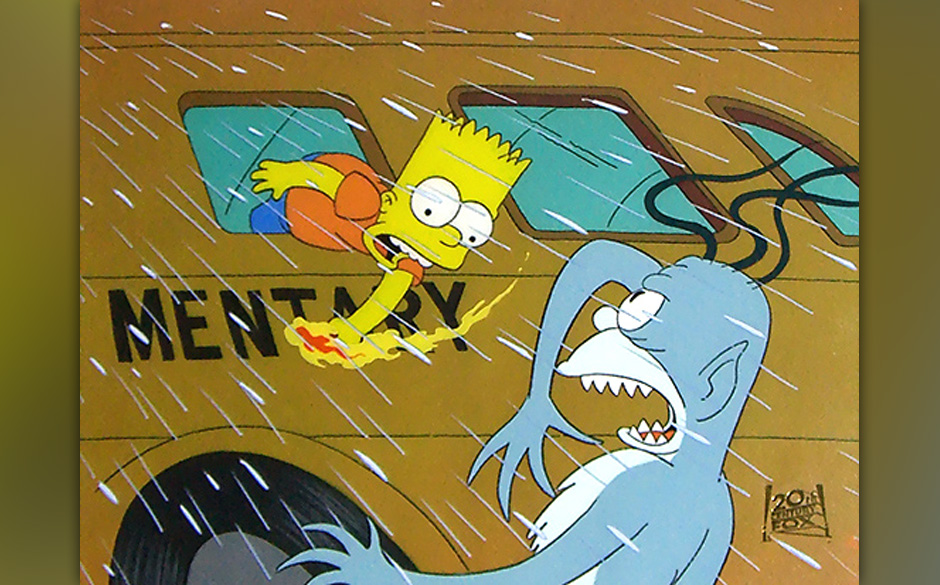 Weiter geht es mit dem Zitatereigen: Bart erinnert an eine "Twilight Zone"-Episode, die auch in aufwändigerer Form in dem...