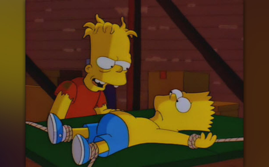 5. Hugo, kleine Wesen und Kang (Treehouse Of Horror VII) 

Drei Teile, die es in sich haben! Zunächst "Hugo":
Bart erfäh...