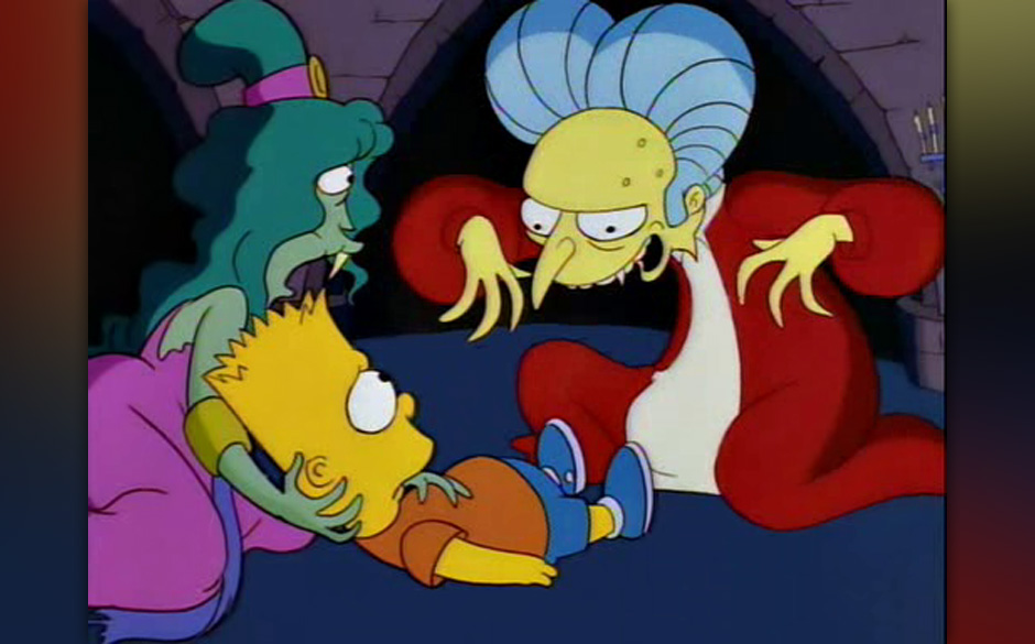 Schließlich darf Dracula nicht fehlen. Natürlich ist es Mr. Burns - mit "Nosferatu"-Schloss in "Pennsylvania". Aber der ...