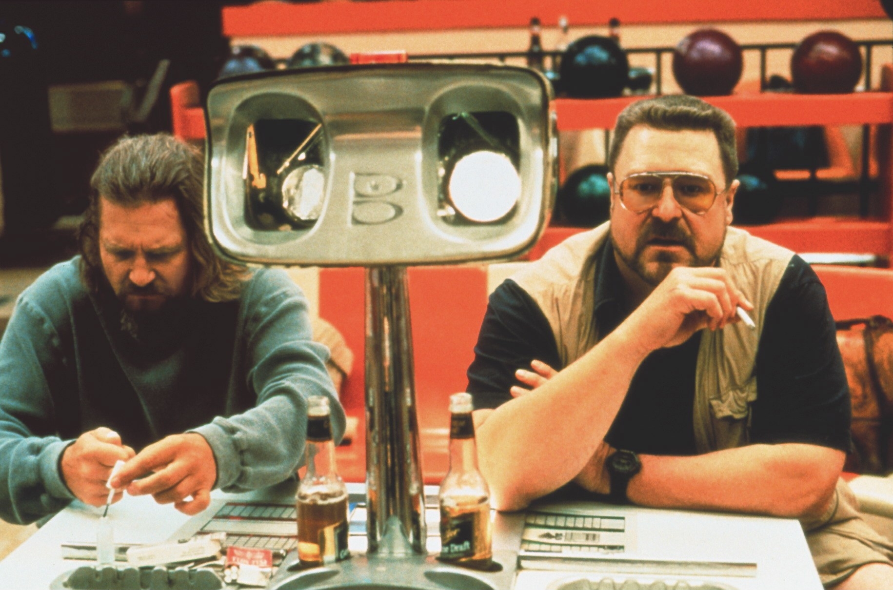 The Big Lebowski (The Big Lebowski, USA 1998, Regie: Joel und Ethan Coen) Jeff Bridges, John Goodman / zwei Mšnner, Freun...