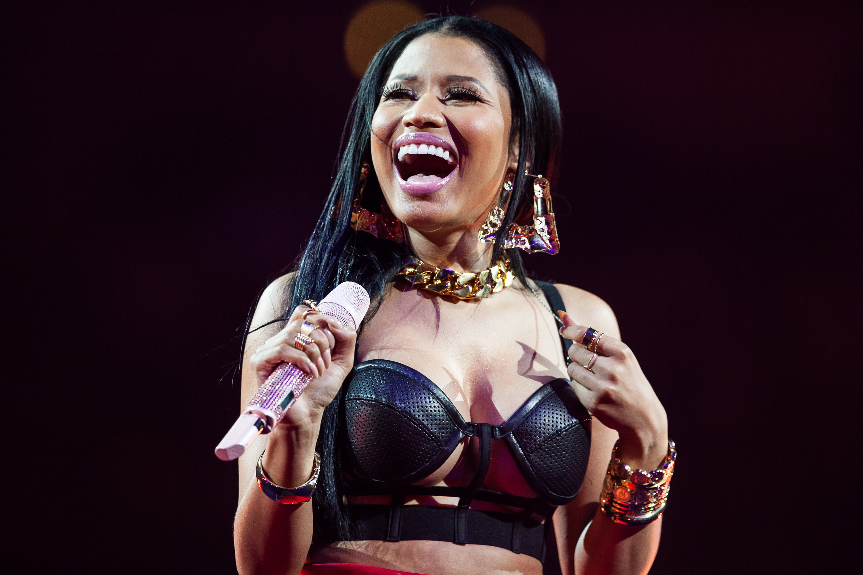 ANAHEIM, CA - MAY 17:  Rapper Nicki Minaj performs at Powerhouse at Honda Center on May 17, 2014 in Anaheim, California.  ...
