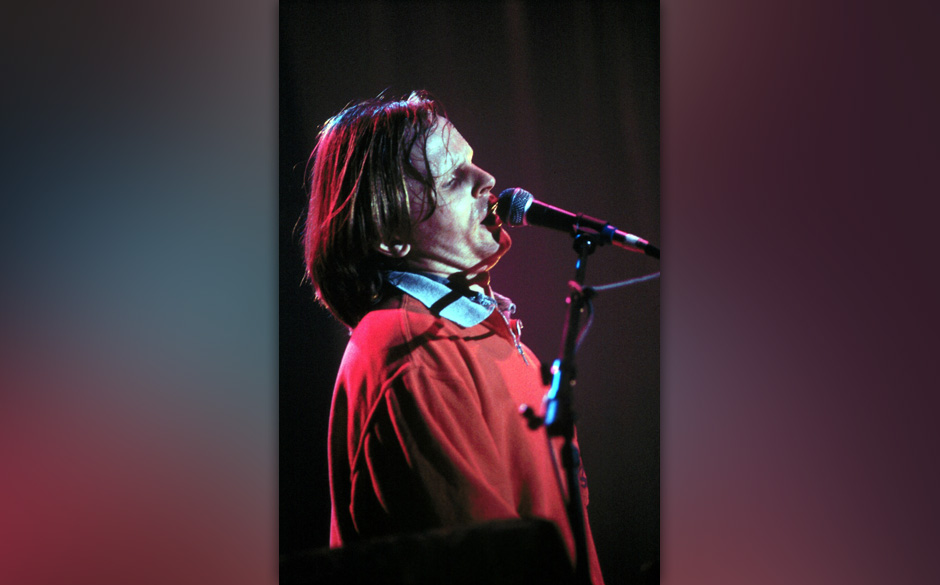 Herbert Grönemeyer, Live auftritt,;Mikrophon., (Photo by Peter Bischoff/Getty Images)