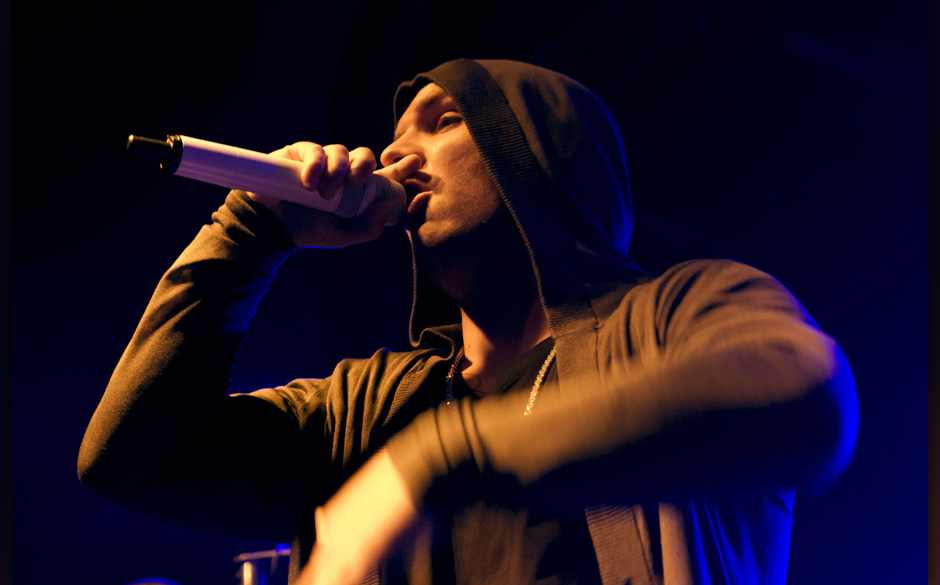 88/ Konzert: FLER, der Rapper Patrick Losensky, im Berliner C-Club, 02.11.2012