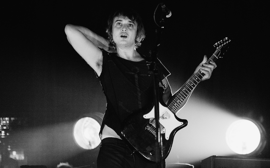 BERLIN, GERMANY - OCTOBER 04:  (EDITORS NOTE: This image was processed using digital filters) Singer Pete Doherty of The L...