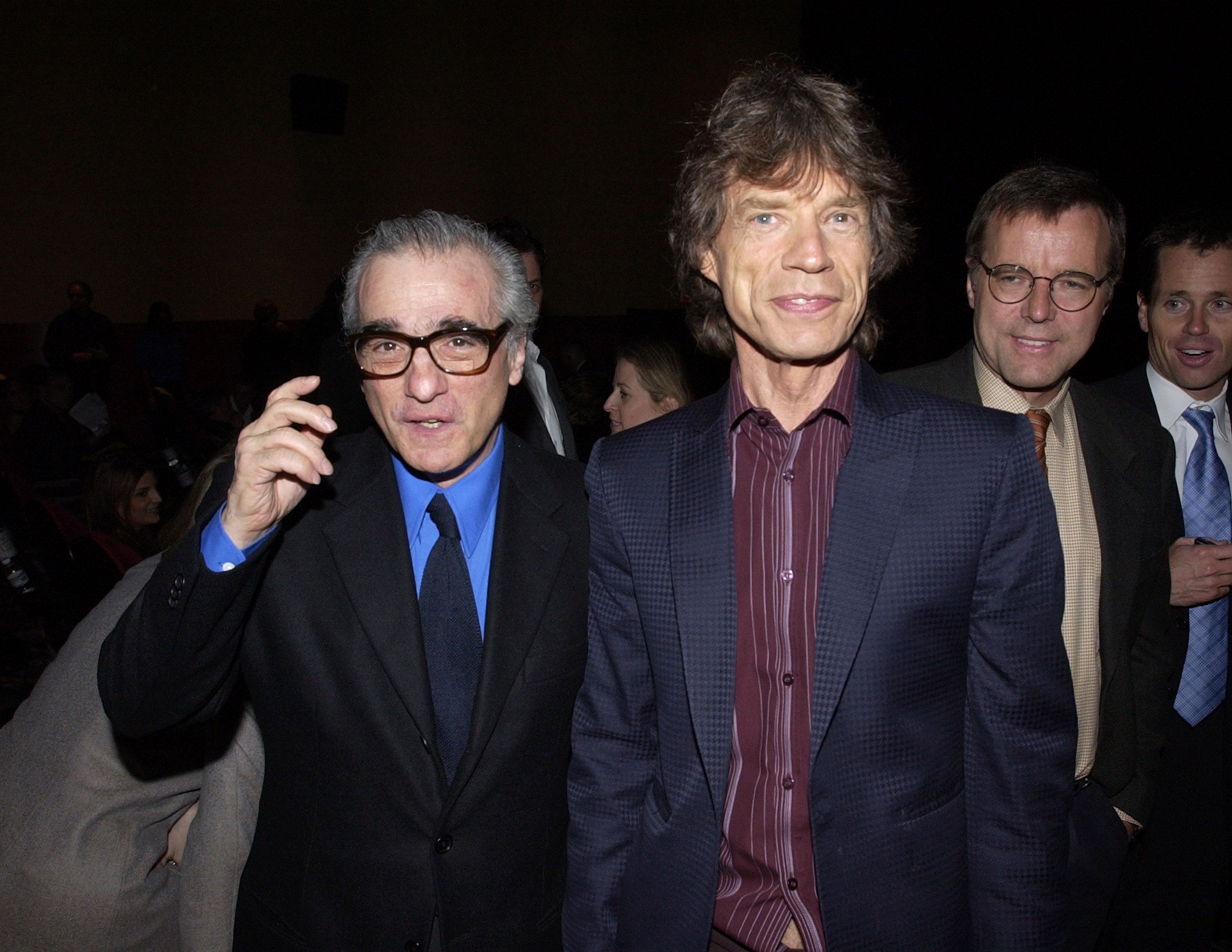Martin Scorsese and producer Mick Jagger (Photo by KMazur/WireImage)
