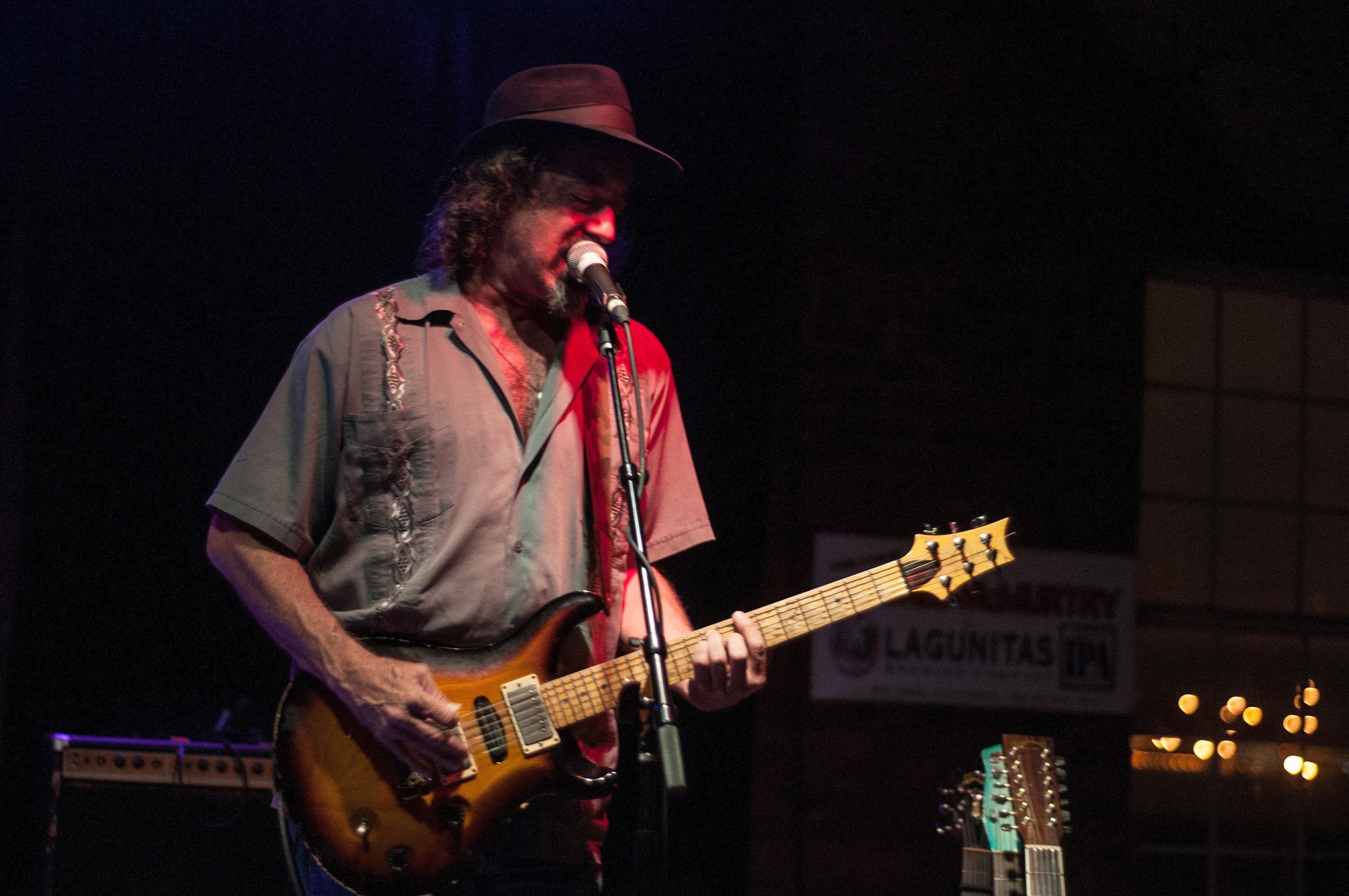 NASHVILLE, TN -  OCT 11:  James McMurtry performs at the Hi-Watt club in Nashville, Tennessee, on October 11, 2012. (Photo...