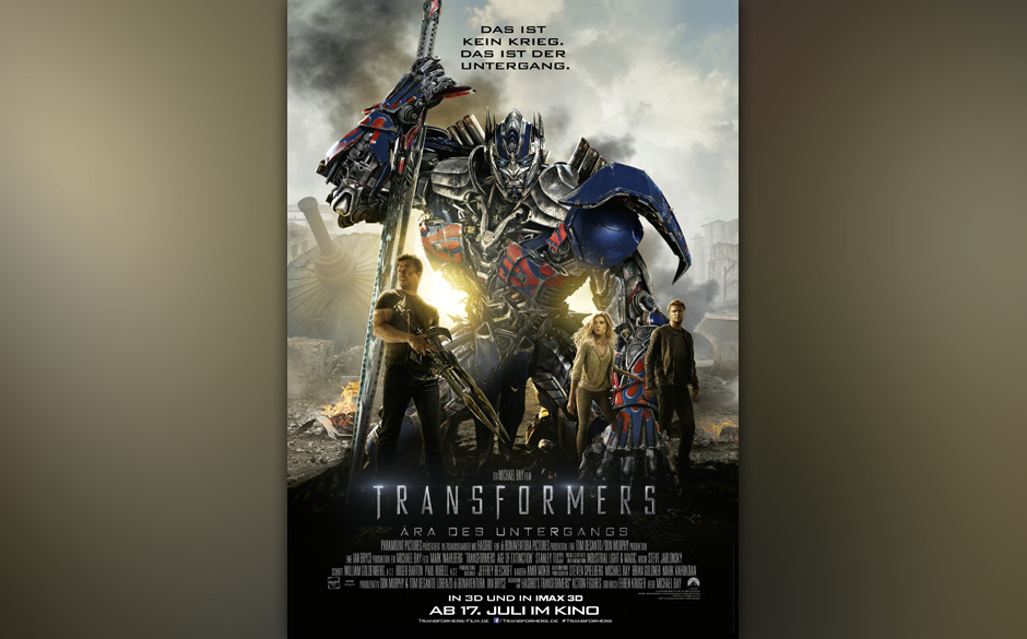 Platz 1 der Crème de la Shame: "Transformers 4: Ära des Untergangs" - Mark Wahlberg
Hier ist der Titel Programm. Der vie...