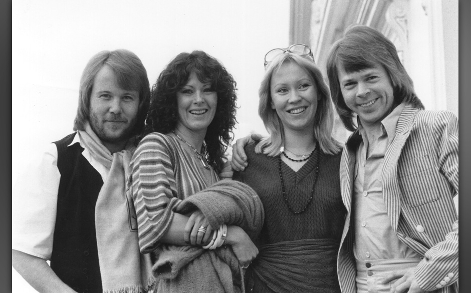 Swedish pop group Abba. From left to right: Benny Andersson, Anni-Frid Lyngstad, Agnetha Faltskog and Bjorn Ulvaeus. (Phot...