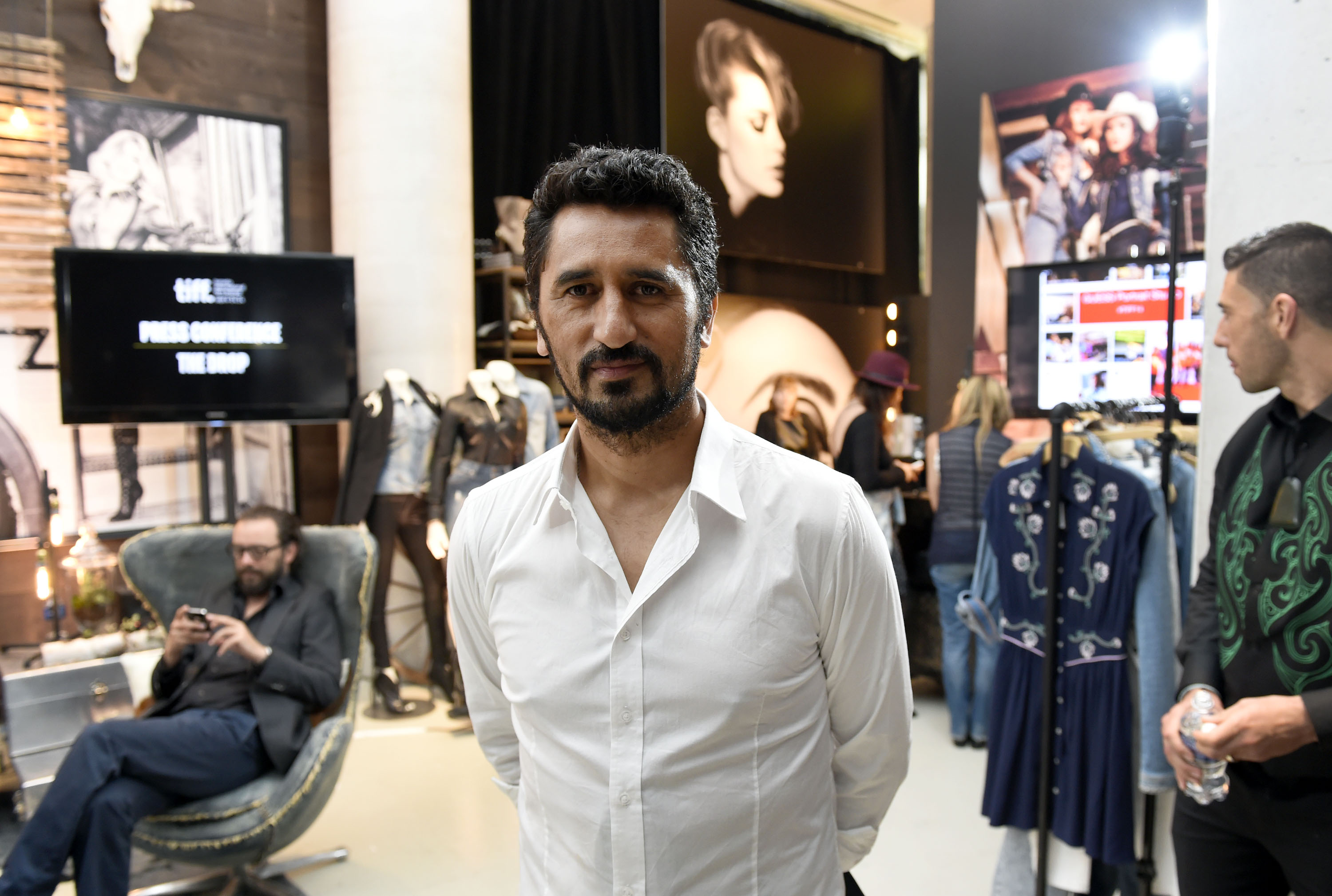 TORONTO, CANADA - SEPTEMBER 06: Cliff Curtis attends the Guess Portrait Studio during 2014 Toronto International Film Fest...