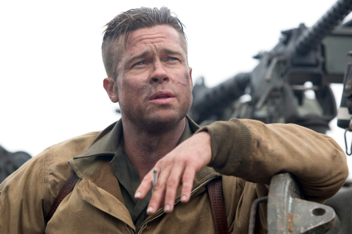FURY - 2014 FILM STILL -  Wardaddy (Brad Pitt) - Photo Credit: Giles Keyte

© 2014 CTMG, Inc. All Rights Reserved. **ALL ...