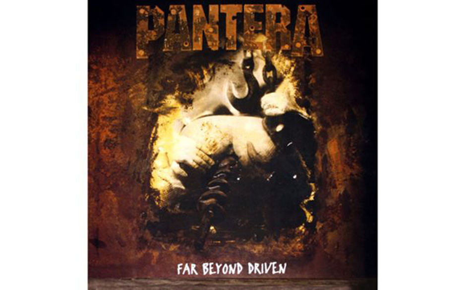 Pantera, 'Far Beyond Driven' (1994).

Schwer zu erkennen, oder? Ein Bohrer bahnt sich seinen Weg durch einen Hintern. Wurd...