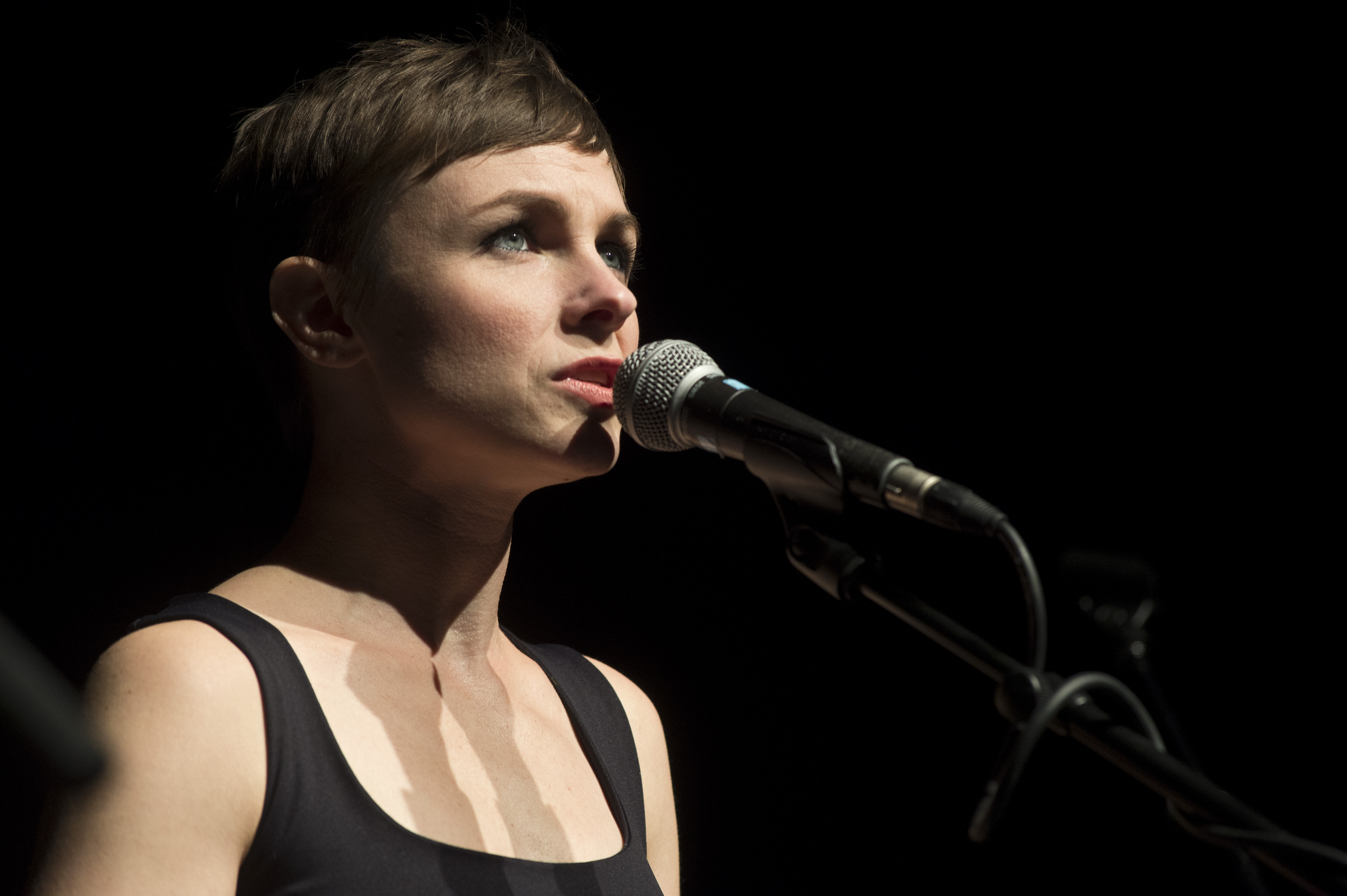 BARCELONA, SPAIN - NOVEMBER 28: Kat Edmonson performs on stage during Festival Internacional de Jazz de Barcelona at Barts...