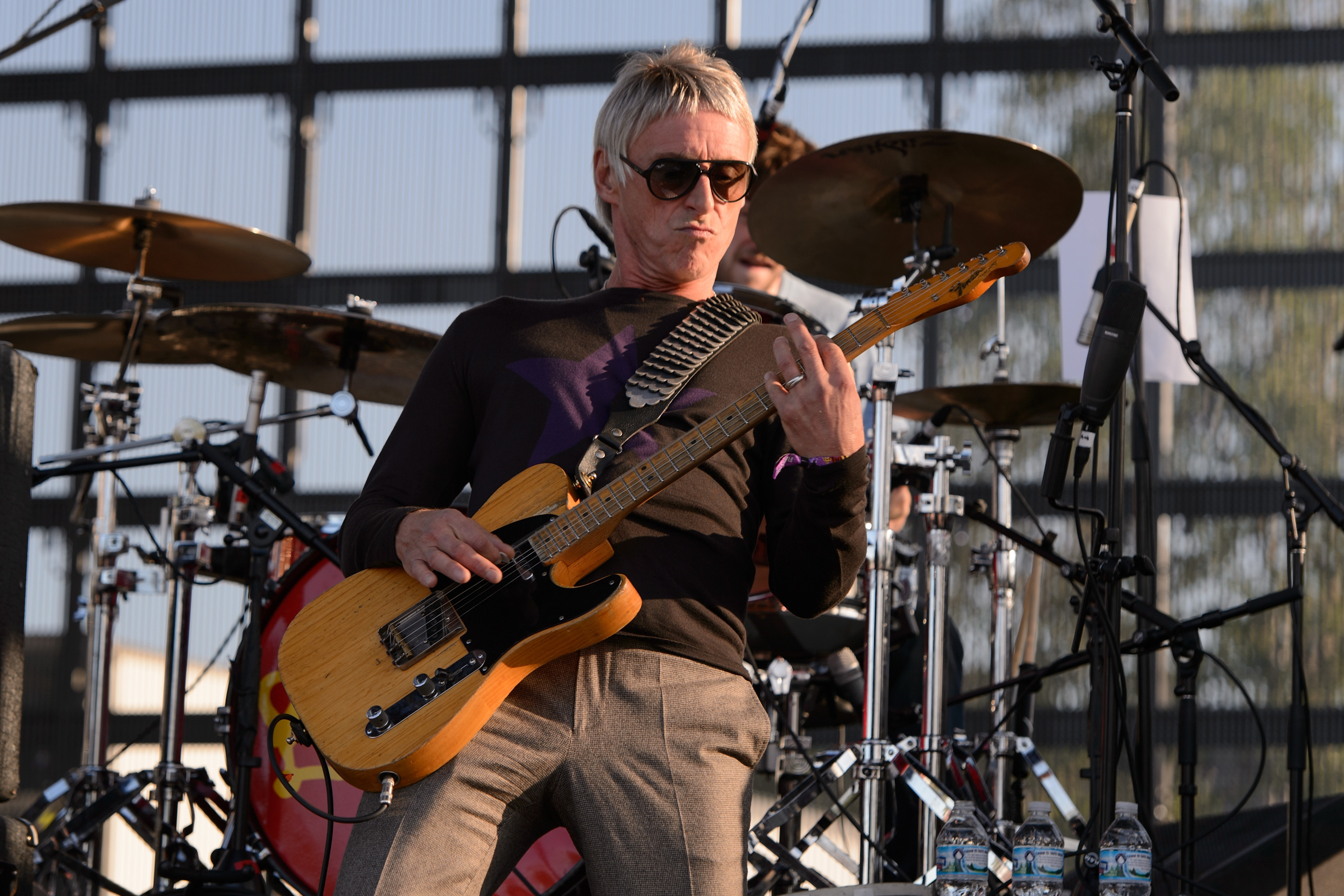 CHICAGO, IL - SEPTEMBER 13:  Paul Weller performs on stage at Riot Fest Chicago 2014 at Humboldt Park on September 13, 201...
