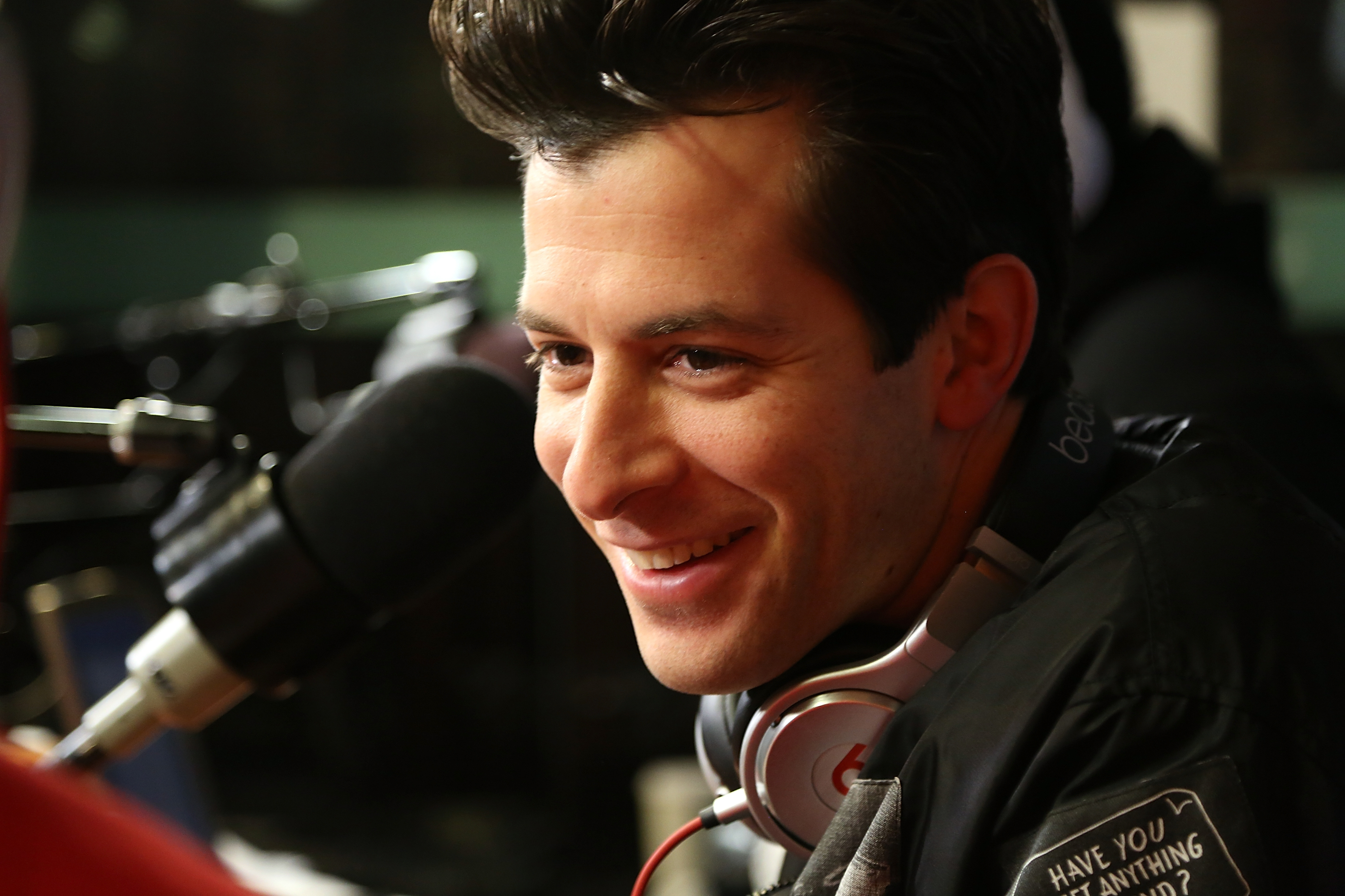 NEW YORK, NY - DECEMBER 08:  Mark Ronson visits SiriusXM Studios on December 8, 2014 in New York City.  (Photo by Monica S...